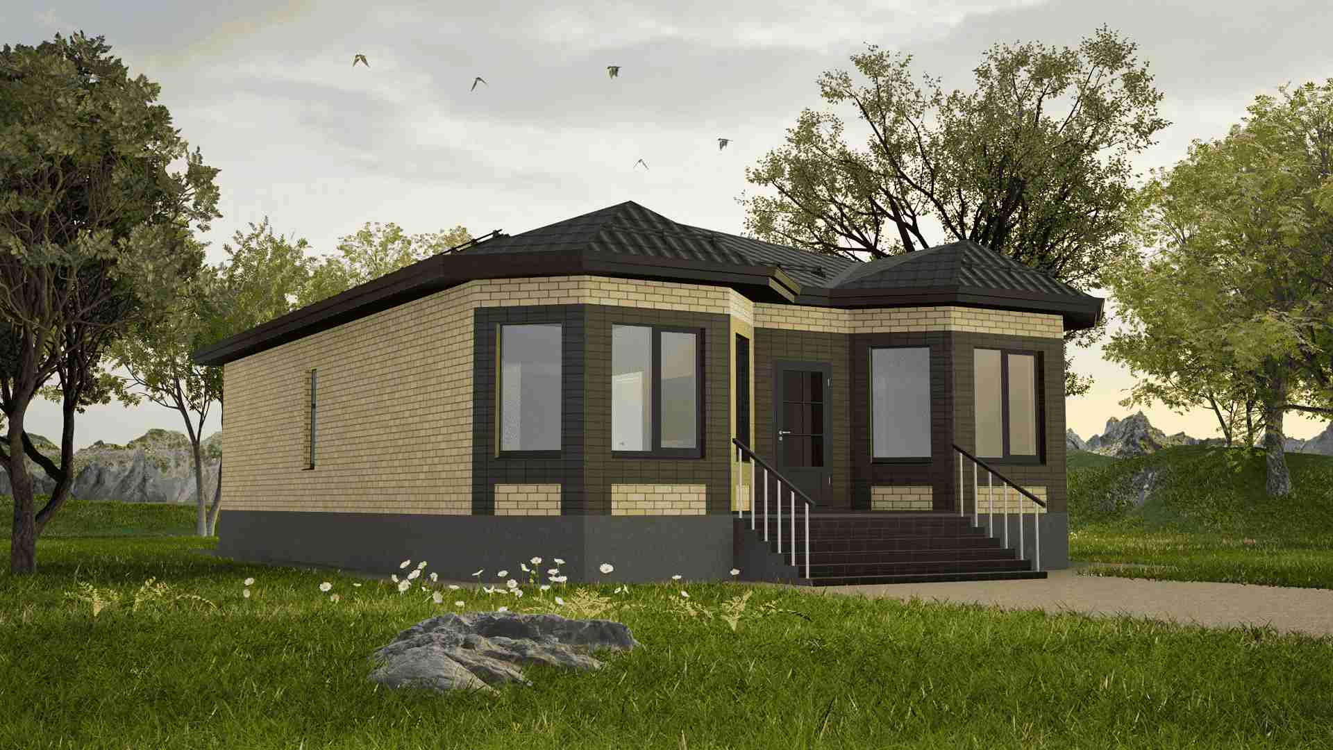 2D планировка Проект 7O-T2